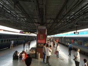 The train station is a popular destination for India's homeless population