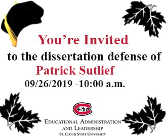 Invitation to Join Patrick Sutlief’s Dissertation Final Defense
