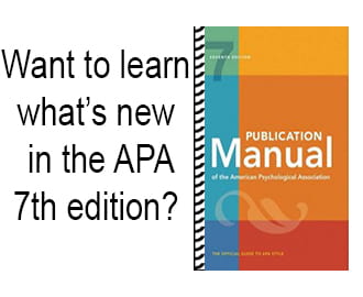APA 7th Edition Highlights