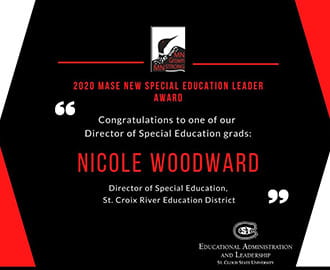 2020 MASE New Special Education Leader Award