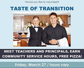 Would you like to volunteer in Taste of Transition?