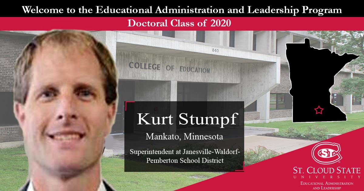 EDAD New Student in 2020 Doctoral Cohort Spotlight: Kurt Stumpf