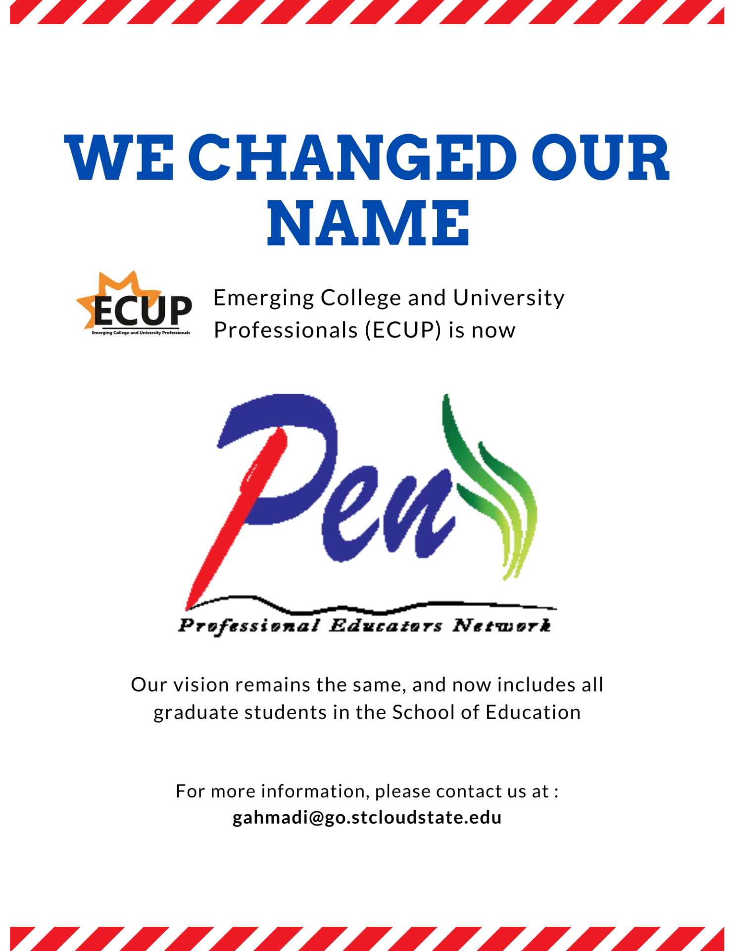 ECUP is now PEN
