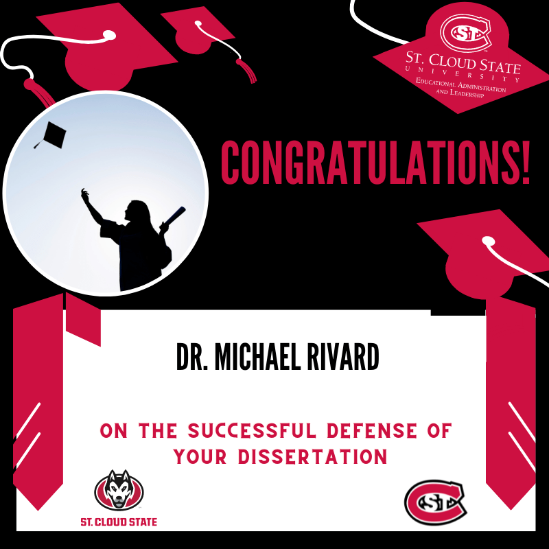 Congratulations Dr. Michael Rivard!
