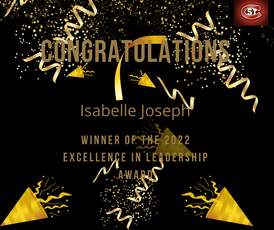 Congratulations, Isabelle Joseph!